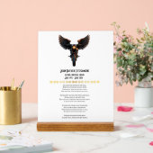 Motorradfahrer-Gedächtnisgedicht Acrylschild (Hochzeit)