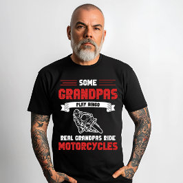 Motorradfahrer-Großrad-Geschenk T-Shirt
