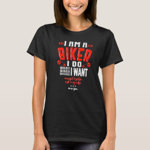 Motorradfahrer Helm und Motorradfahrer T-Shirt