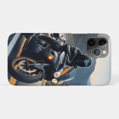 Motorradfahrer Hochleistungsbike Case-Mate iPhone Hülle (Rückseite (Horizontal))