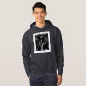 Motorradfahrer Hoodie (Vorne ganz)