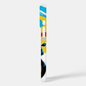 Motorradfahrer in eine scharfe Wende Case-Mate iPhone Hülle (Rückseite / Links)