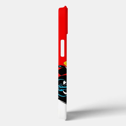 Motorradfahrer in eine scharfe Wende Case-Mate iPhone Hülle (Rückseite / Rechts)