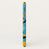 Motorradfahrer in eine scharfe Wende Case-Mate iPhone Hülle (Hinten/Links)