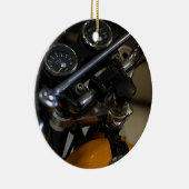 Motorradfahrer Keramik Ornament (Rechts)