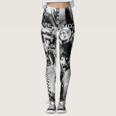 Motorradfahrer Leggings (Vorderseite)