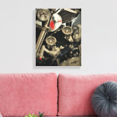 Motorradfahrer Leinwanddruck (Insitu (Wohnzimmer))