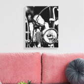 Motorradfahrer Leinwanddruck (Insitu (Wohnzimmer))