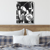 Motorradfahrer Leinwanddruck (Insitu (Schlafzimmer))
