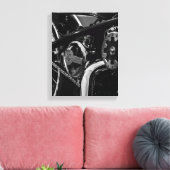 Motorradfahrer Leinwanddruck (Insitu (Wohnzimmer))