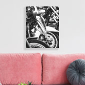 Motorradfahrer Leinwanddruck (Insitu (Wohnzimmer))