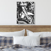 Motorradfahrer Leinwanddruck (Insitu (Schlafzimmer))
