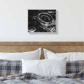 Motorradfahrer Leinwanddruck (Insitu (Schlafzimmer))