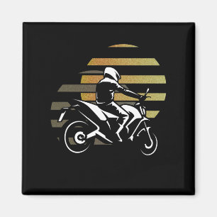 Motorradfahrer Magnet