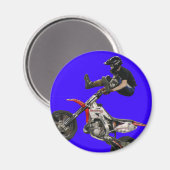 Motorradfahrer Magnet (Vorderseite/Rückseite)