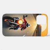 Motorradfahrer mit Maske Case-Mate iPhone Hülle (Rückseite (Horizontal))