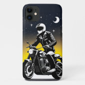 Motorradfahrer mit Maske Case-Mate iPhone Hülle (Rückseite)