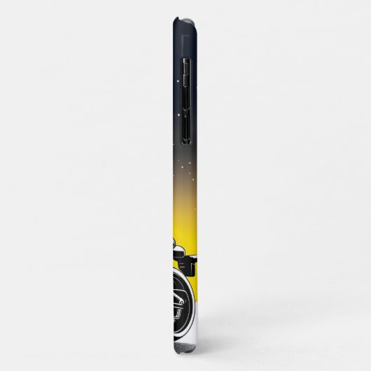 Motorradfahrer mit Maske Case-Mate iPhone Hülle (Hinten/Links)