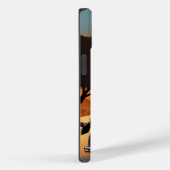 Motorradfahrer mit Skulptur Case-Mate iPhone Hülle (Rückseite / Rechts)