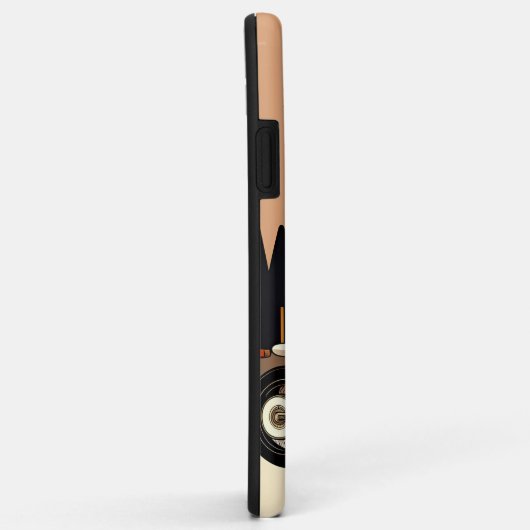 Motorradfahrer mit Skulptur Case-Mate iPhone Hülle (Hinten/Rechts)