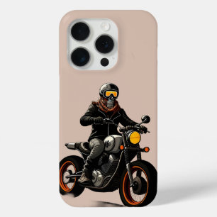 Motorradfahrer mit Skulptur Case-Mate iPhone Hülle