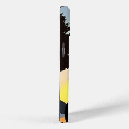 Motorradfahrer mit Skulptur Case-Mate iPhone Hülle (Rückseite / Rechts)