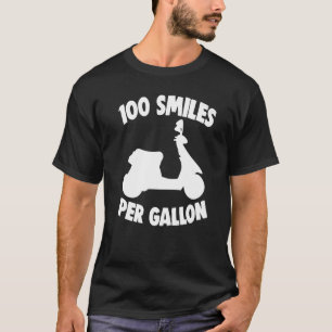 Motorradfahrer Moped Motorrad Motorroller 100 Meil T-Shirt