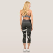 Motorradfahrer Motorrad Capri Leggings (Rückseite)