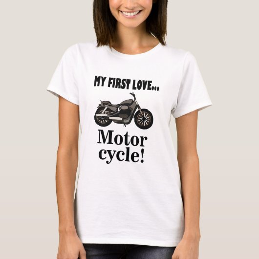 Motorradfahrer Motorrad Motorrad T-Shirt (Vorderseite)