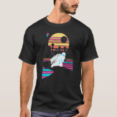 Motorradfahrer Motorrad Motorrad Vaporwave Moto T-Shirt (Vorderseite)
