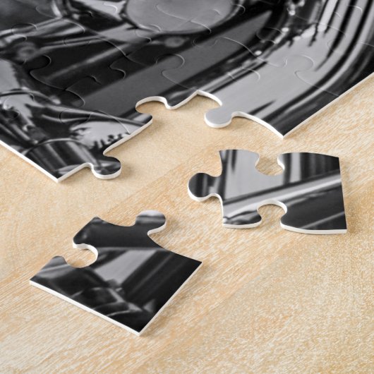 Motorradfahrer Motorrad Puzzle (Seite)