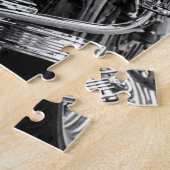 Motorradfahrer Motorrad Puzzle (Seite)