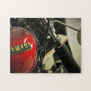 Motorradfahrer Motorrad Puzzle