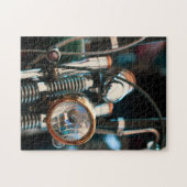 Motorradfahrer Motorrad Puzzle (Horizontal)