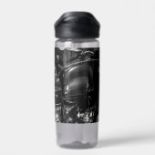 Motorradfahrer Motorrad Trinkflasche (Rückseite)