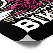 Motorradfahrer Motorradfahrer Ein Mädchen Poster (Ecke)