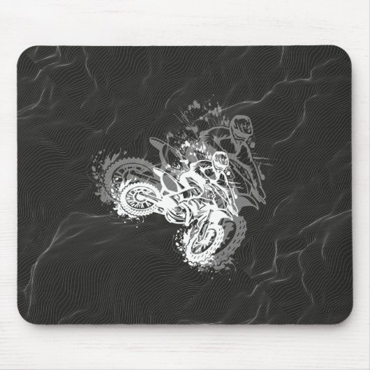 Motorradfahrer Mousepad (Vorne)