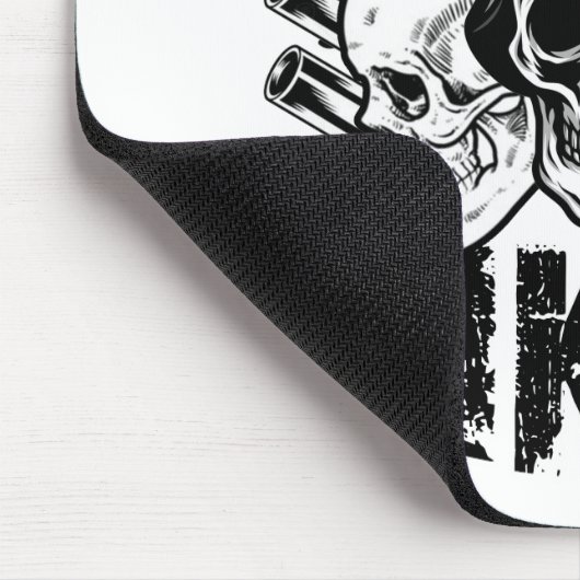 Motorradfahrer Mousepad (Ecke)