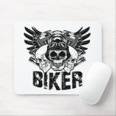 Motorradfahrer Mousepad (Mit Mouse)
