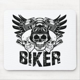 Motorradfahrer Mousepad