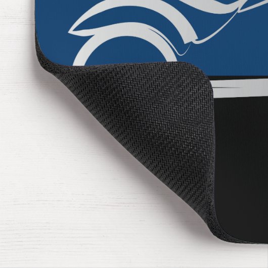 Motorradfahrer Mousepad (Ecke)