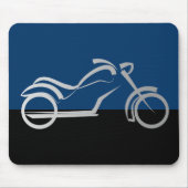 Motorradfahrer Mousepad (Vorne)