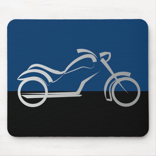 Motorradfahrer Mousepad (Vorne)