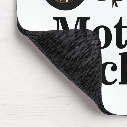 Motorradfahrer Mousepad (Ecke)