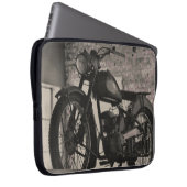 Motorradfahrer - Notebook-Sieb Laptopschutzhülle (Vorne Rechts)