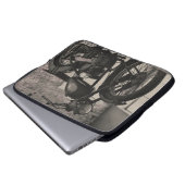 Motorradfahrer - Notebook-Sieb Laptopschutzhülle (Vorne Knopf)