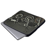 Motorradfahrer - Notebook-Sieb Laptopschutzhülle (Vorne Knopf)
