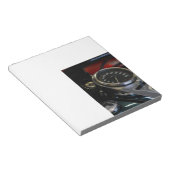 Motorradfahrer Notizblock (angewinkelt)