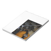 Motorradfahrer Notizblock (Rotiert)