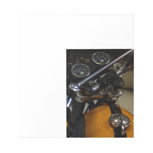 Motorradfahrer Notizblock (Vorderseite)